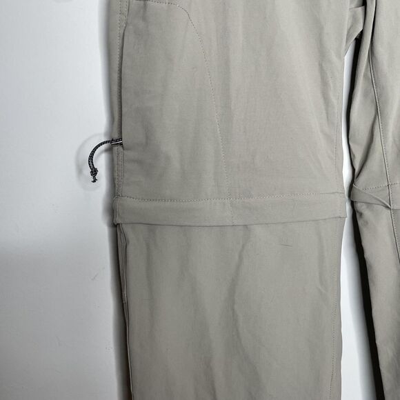 Columbia Pants Women 12 Beige Omni-Shield Advanced Repellency Convertible Hiking - Picture 3 of 14